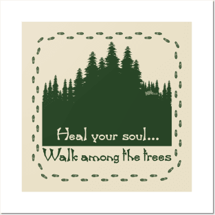 Heal your soul_green Posters and Art